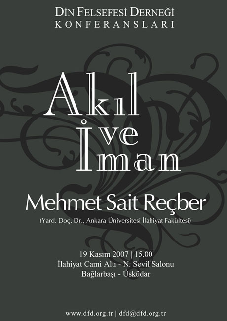 M.Sait Reçber: Akıl ve İman