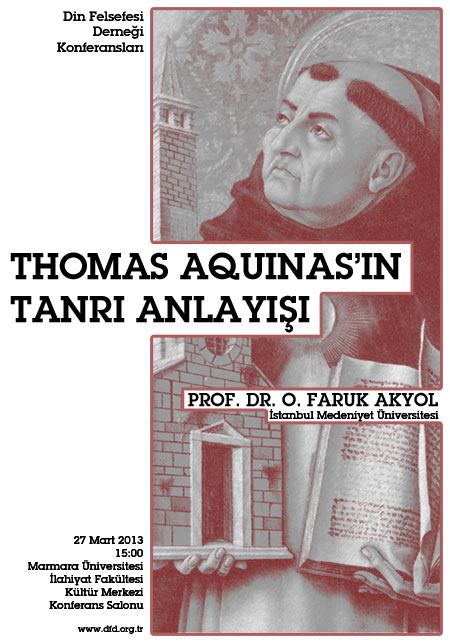 O. Faruk Akyol: The Concept of God in Thomas Aquinas