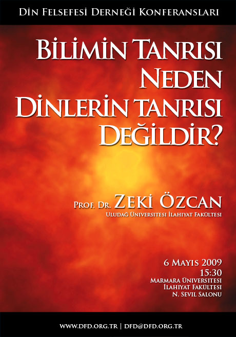 Zeki Özcan: Why the God of Science is not the God of Religions?